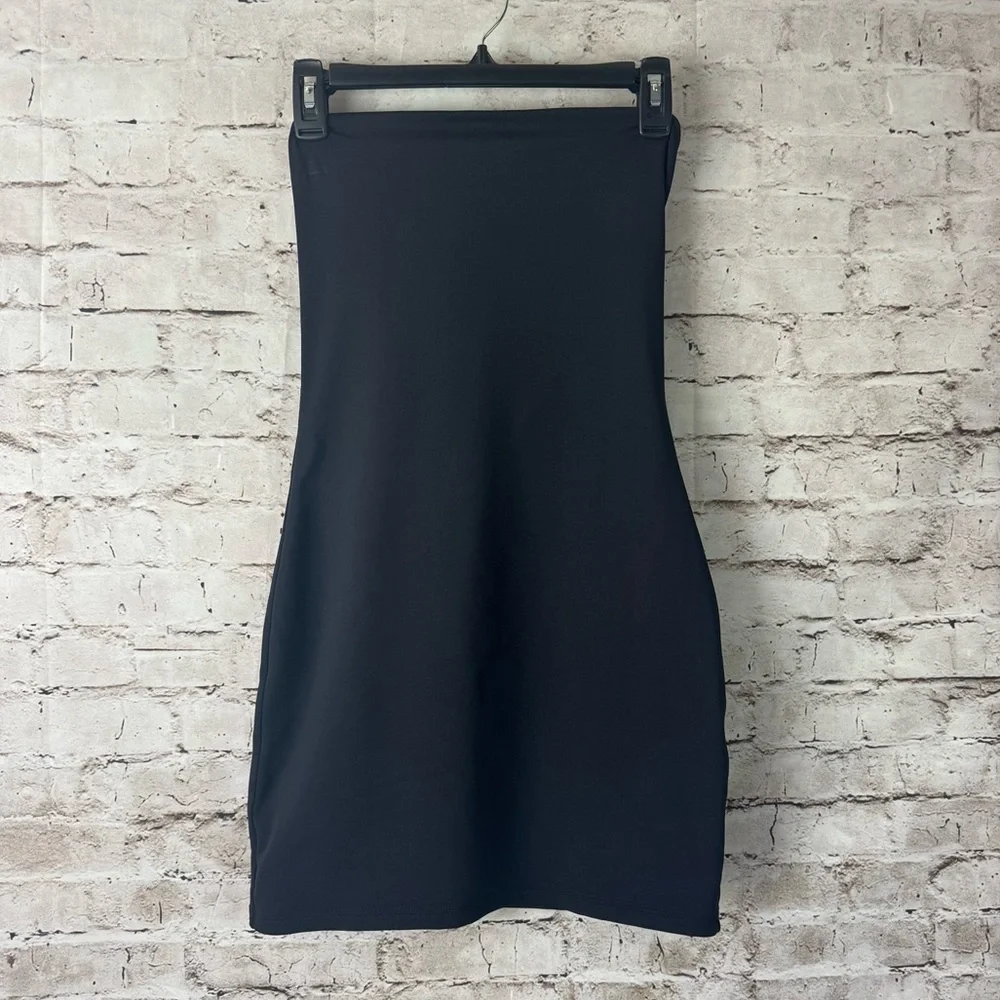 Contour Aritzia Mini Tube Dress Strapless Black Medium Nylon Elastane Women's M - Picture 2 of 12
